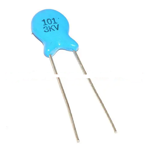 Capacitor Cerámico 101K 3kV 100pF 0.1nF 0.0001uF Azul