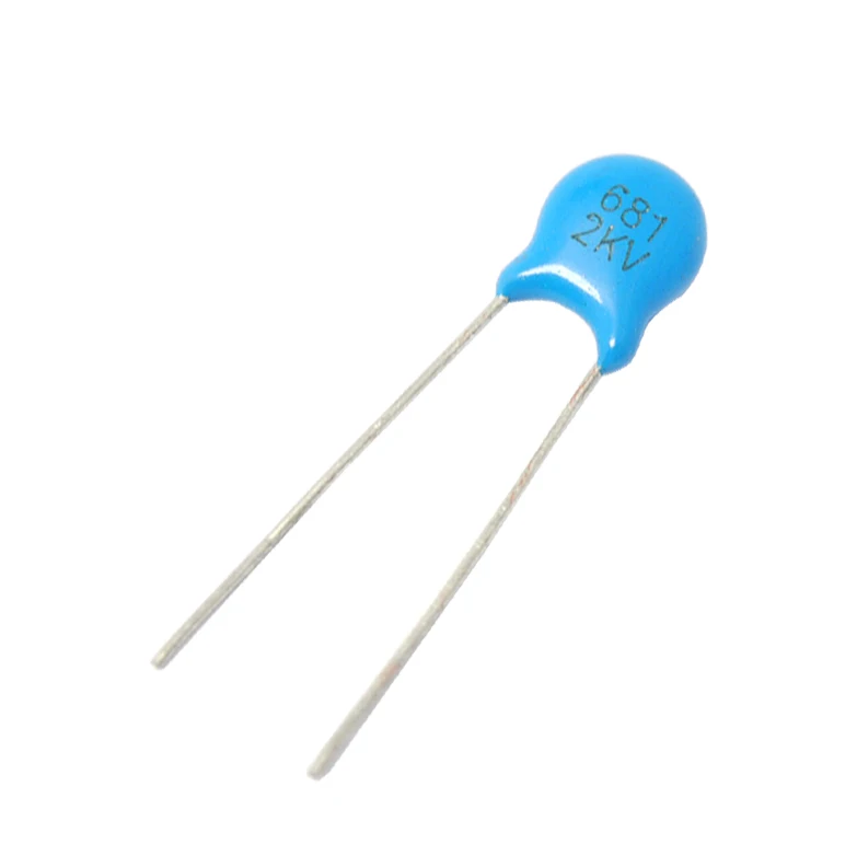 Capacitor Cerámico 681K 2kV 680pF 0.68nF 0.00068uF Azul