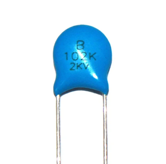 Capacitor Cerámico 102 2kV 1000pF 1nF 0.001uF Azul