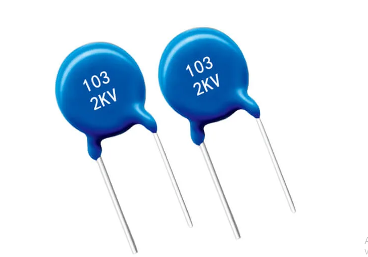 Capacitor Cerámico 103 2kV 10000pF 10nF 0.01uF Azul