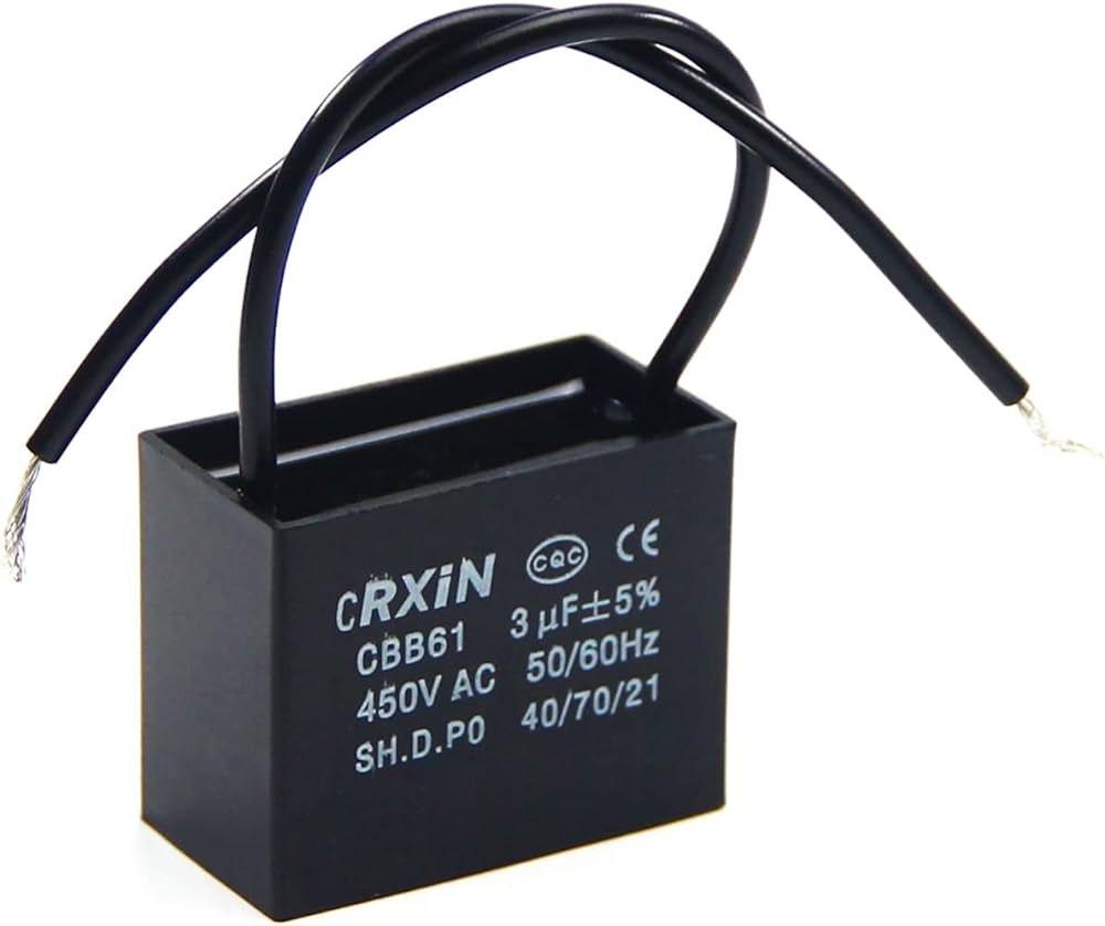 Capacitor Para Ventilador 3Uf 450V Cbb61