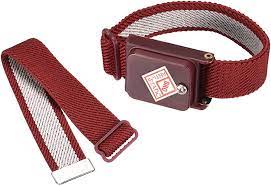 Pulsera Antiestatica Color Rojo Inalambrica