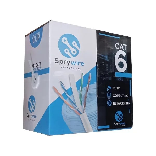 Metro Cable Utp Categoria 6 Para Interior Sprywire