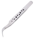 Pinza Antiestatica De Acero Inoxidable Tipo Curva
