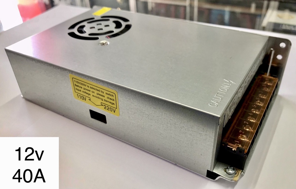 Fuente De Voltaje Simétrica 12V 40A