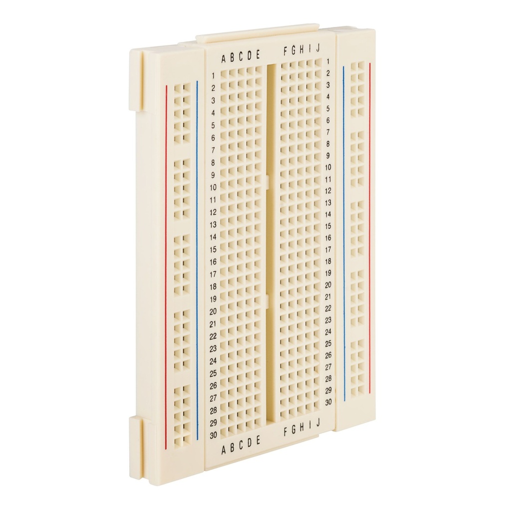 Protoboard Media Galleta 400 Puntos Beige