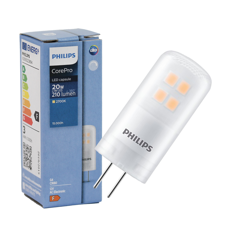 Bombilla Led G4 20W 12VAC 210 Lumen 2700K PHILIPS