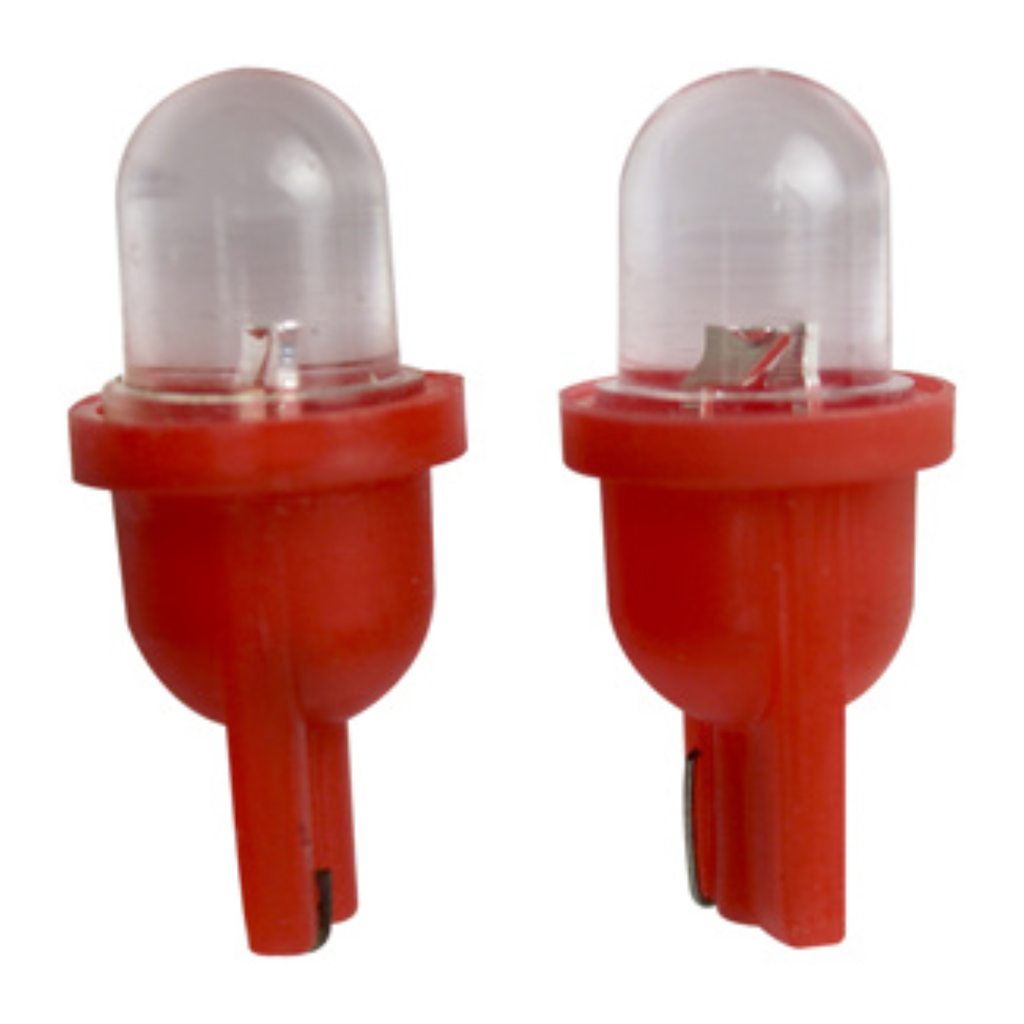 Led  Pellizco 12V 2Pcs Rojo Bulb