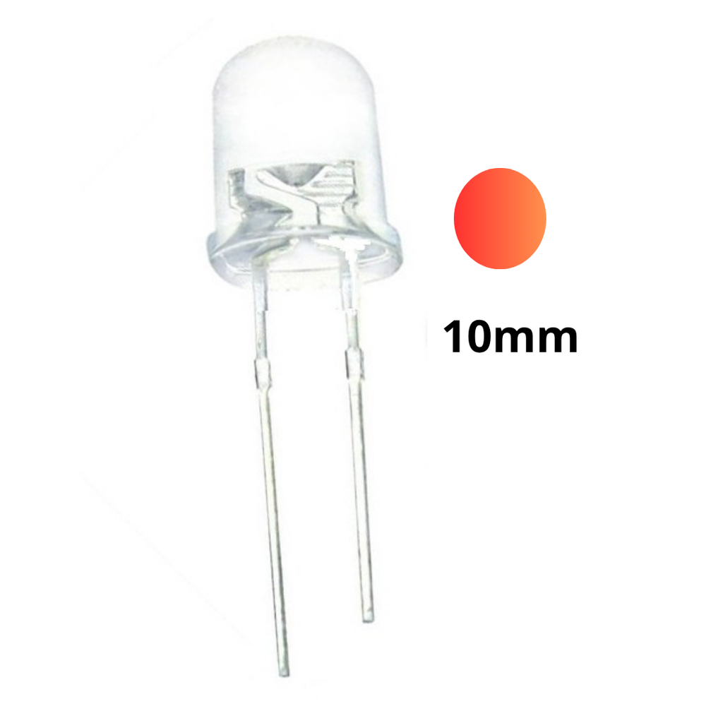 Led 10mm Ultrabrillante Naranja