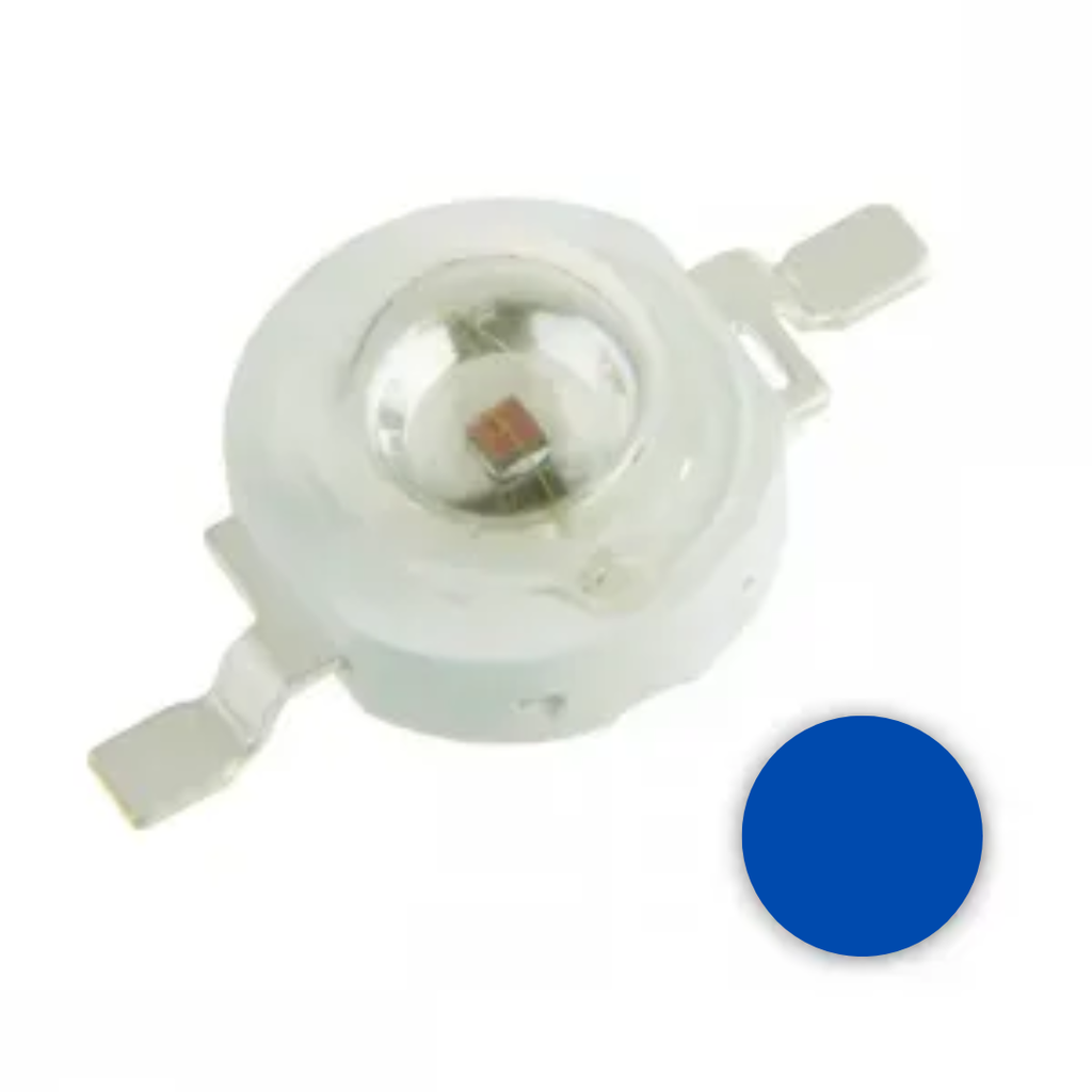 Led 1W Azul 3-3.2V 460-465Nm 20-25Lm