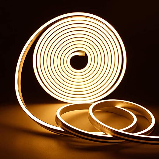 Tira Led Neon Blanco Calido 5 Metros