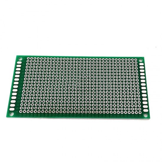 Placa Perforada De Fibra De Vidrio Verde 5*10cm