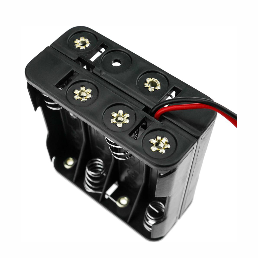 Portabatería Cuadrado AA x 8