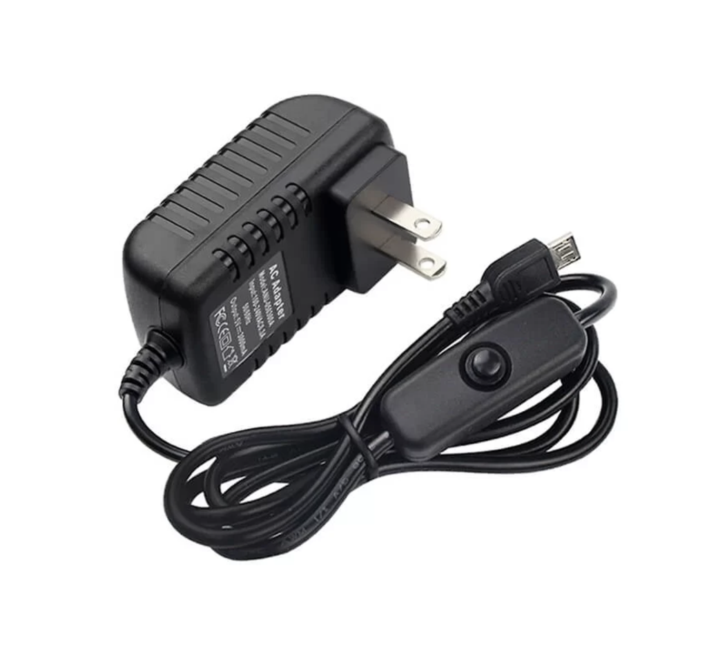 Adaptador Con Switch Para Raspberry 5V 3A