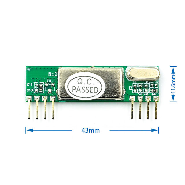 Modulo Wireless 433Mhz Rxb6