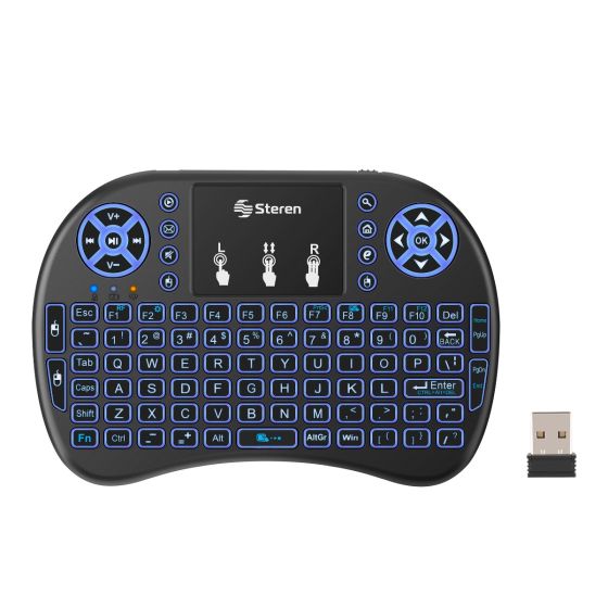 Teclado Y Touchpad Inalambrico Usb Para Tv Smart Steren