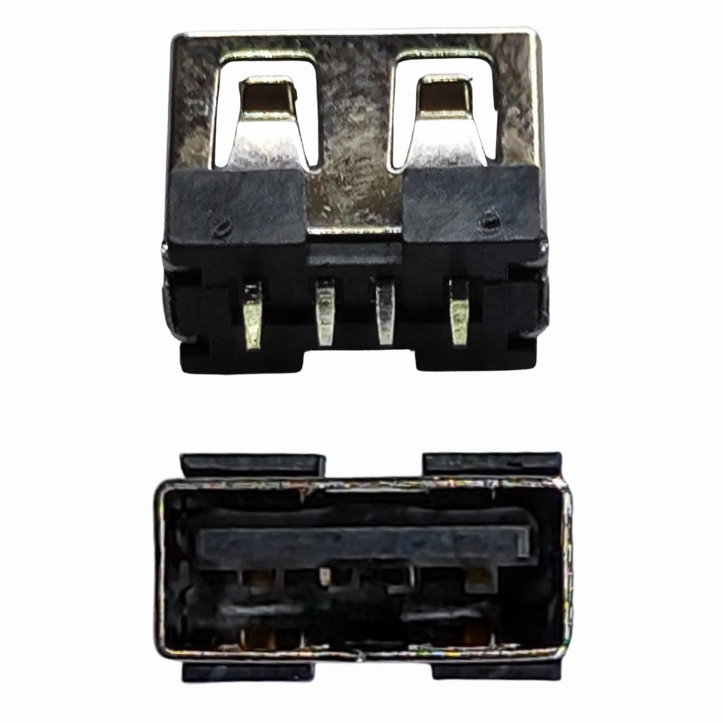 Conector Usb Hembra Vertical Para Chasis