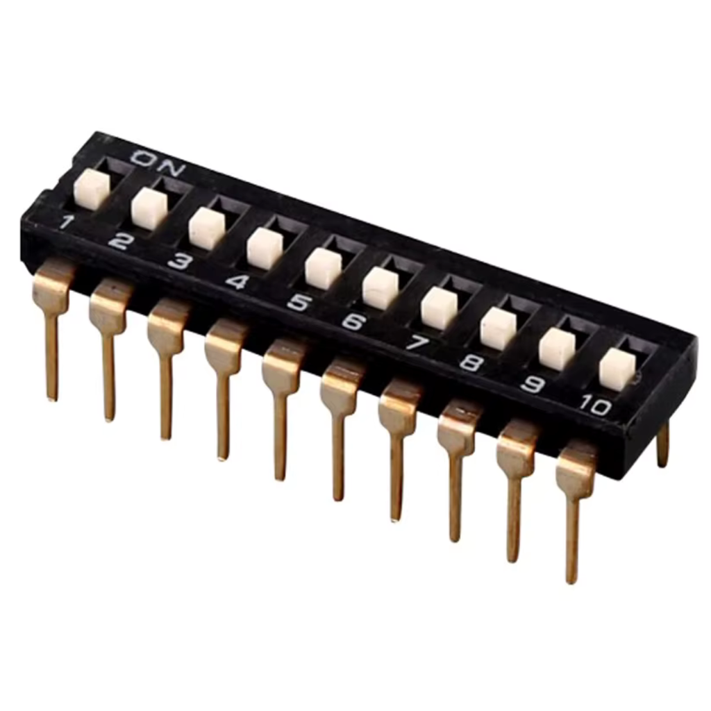 DIP Switch 10 Pines Tipo Integrado