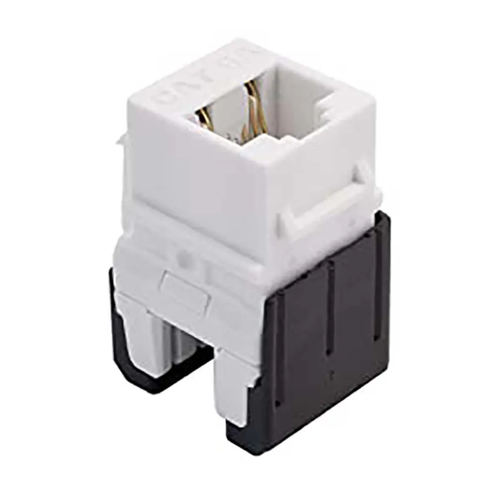 Dado Rj45 Cat6 Marca 3M Blanco Con Negro