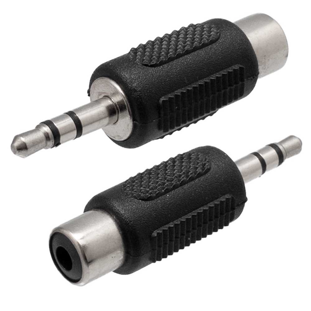 Adaptador Plug 3.5 Stereo a Jack RCA