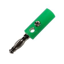 Banana 4mm Verde