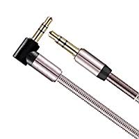 Cable Auxiliar 3.5mm a 3.5mm Tipo L Metal