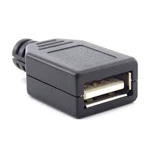 Conector USB 2.0 Hembra Con Carcasa