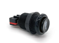 Boton Maquinita Negro Con Microswitch