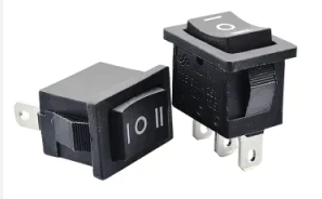Switch Rocker On-Off-On 3 Pines 6A 250V 10A 125V