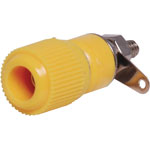 Bornera Para Fuente 4mm Amarilla