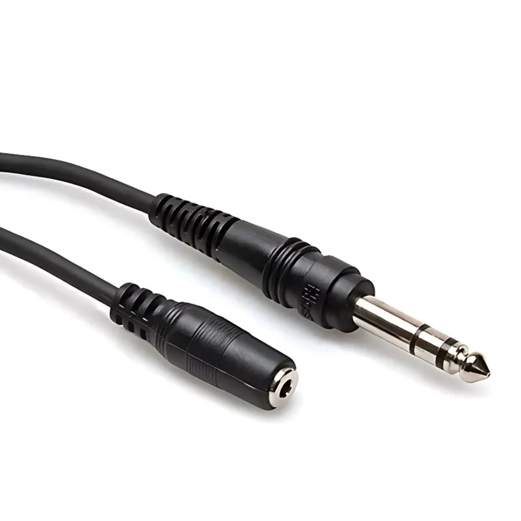 Cable Extensión de Plug 1/4" Stereo a Jack de 3.5" Kirlin 6M