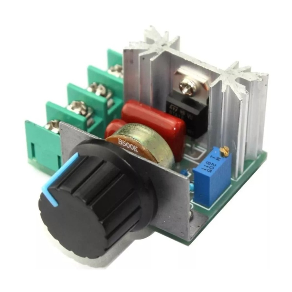 Dimmer Controlador De Velocidad SCR 110V - 220V 2,000W Para Motor Ac