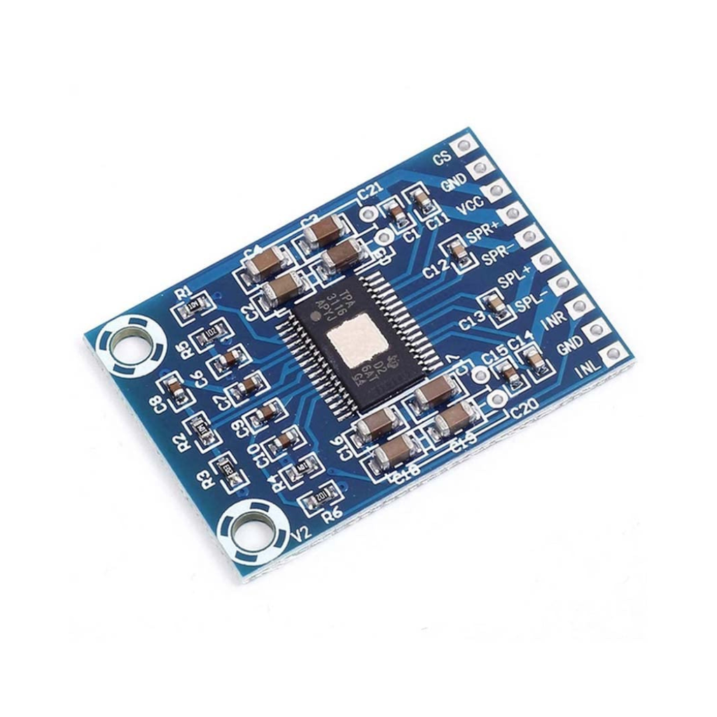 2X50W Módulo Amplificador Stereo Integrado TPA3116D2 12-24V