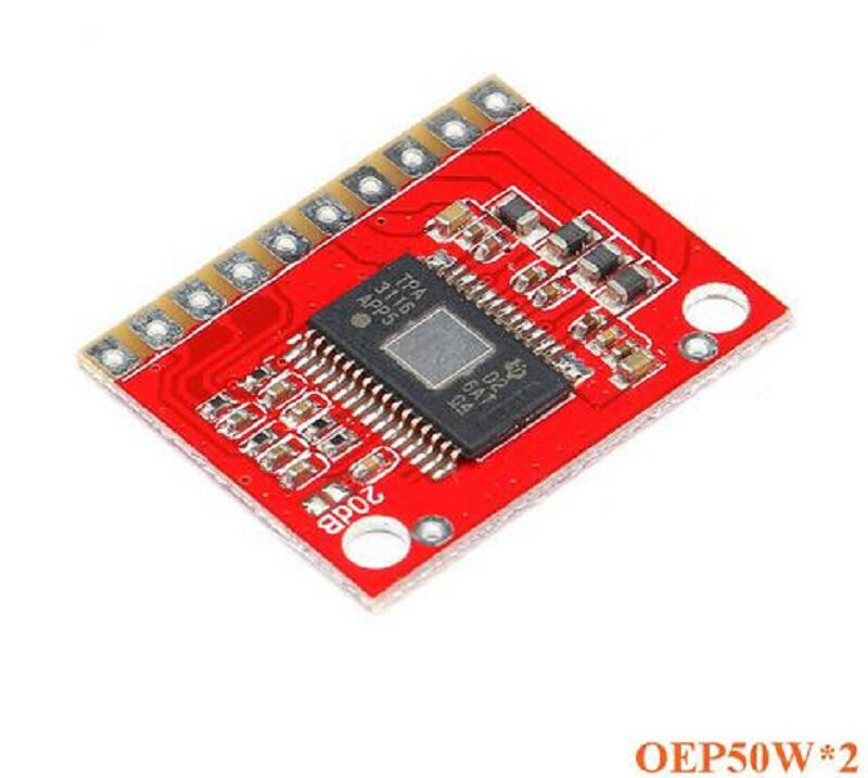 Modulo Amplificador Integrado Tpa3116D2 5-24V 2X50W Stereo