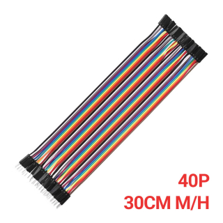 Cable Dupont M-H 30cm Paquete 40 Piezas