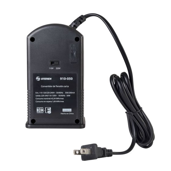 Convertidor  110 A 220 Vca Y De 220 A 110 Vca, Steren 910-050