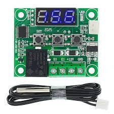 Termostato Controlador De Temperatura W1209 con display Azul