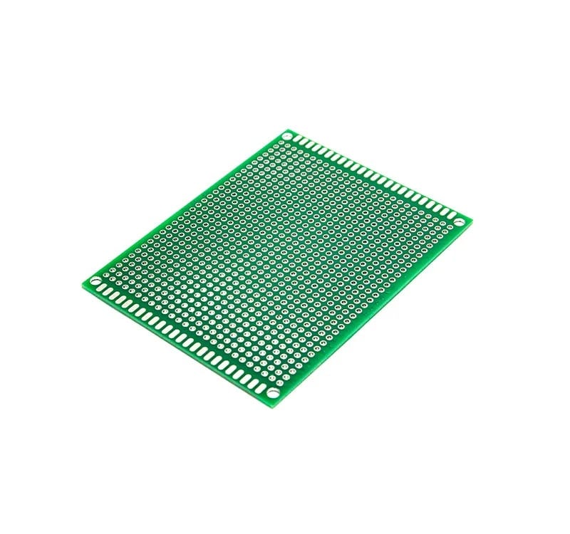 Placa Perforada De Fibra De Vidrio Verde 7*9cm