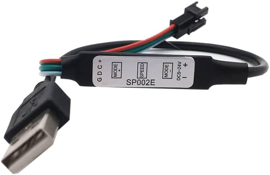 Controlador LED Neopixel SP002E Con USB