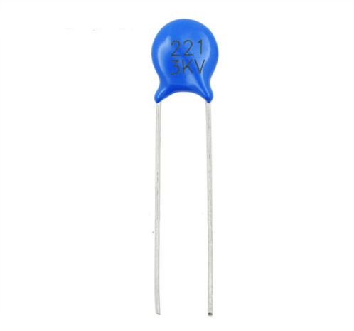 Capacitor Cerámico 221 3kV 220pF 0.22nF 0.00022uF Azul