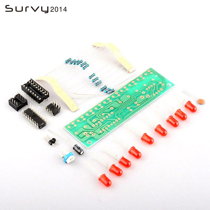 Modulo Diy De Secuencia De Luces Con Ne555 + Cd4017