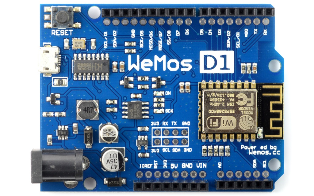 Arduino Wemos D1 Wifi ESP8266