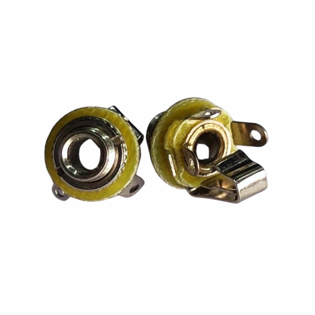 Jack 3.5Mm Mono Chasis Metal Con Rosca*