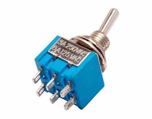 Switch Palanca On-On 6 Pines 3A 250V 6A 125V