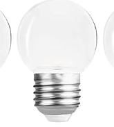 Lámpara Payaso Luz Led Transparente Rosca E27 120 Vac.