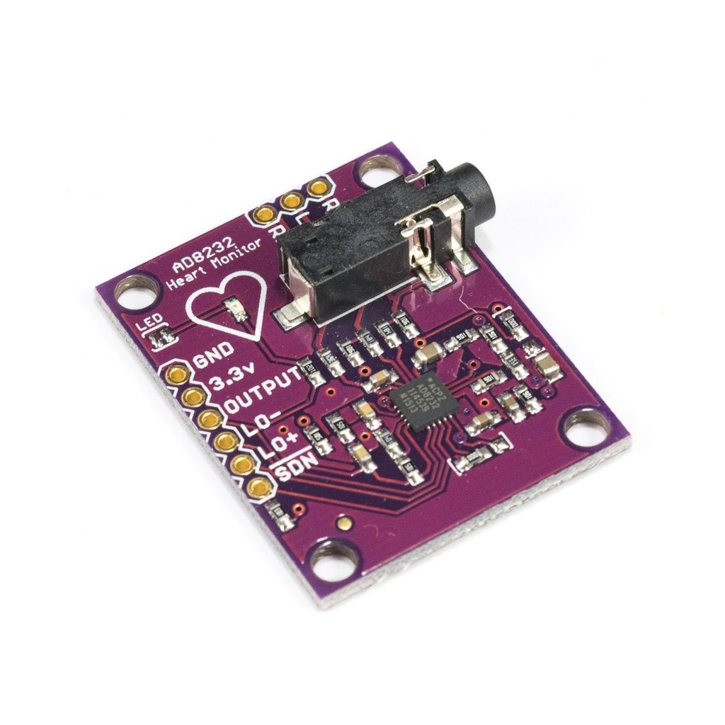 Modulo Ad8232 Ritmo Cardiaco Morado