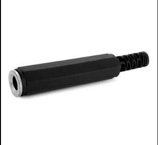 Jack De 1/4" Plástico Stereo