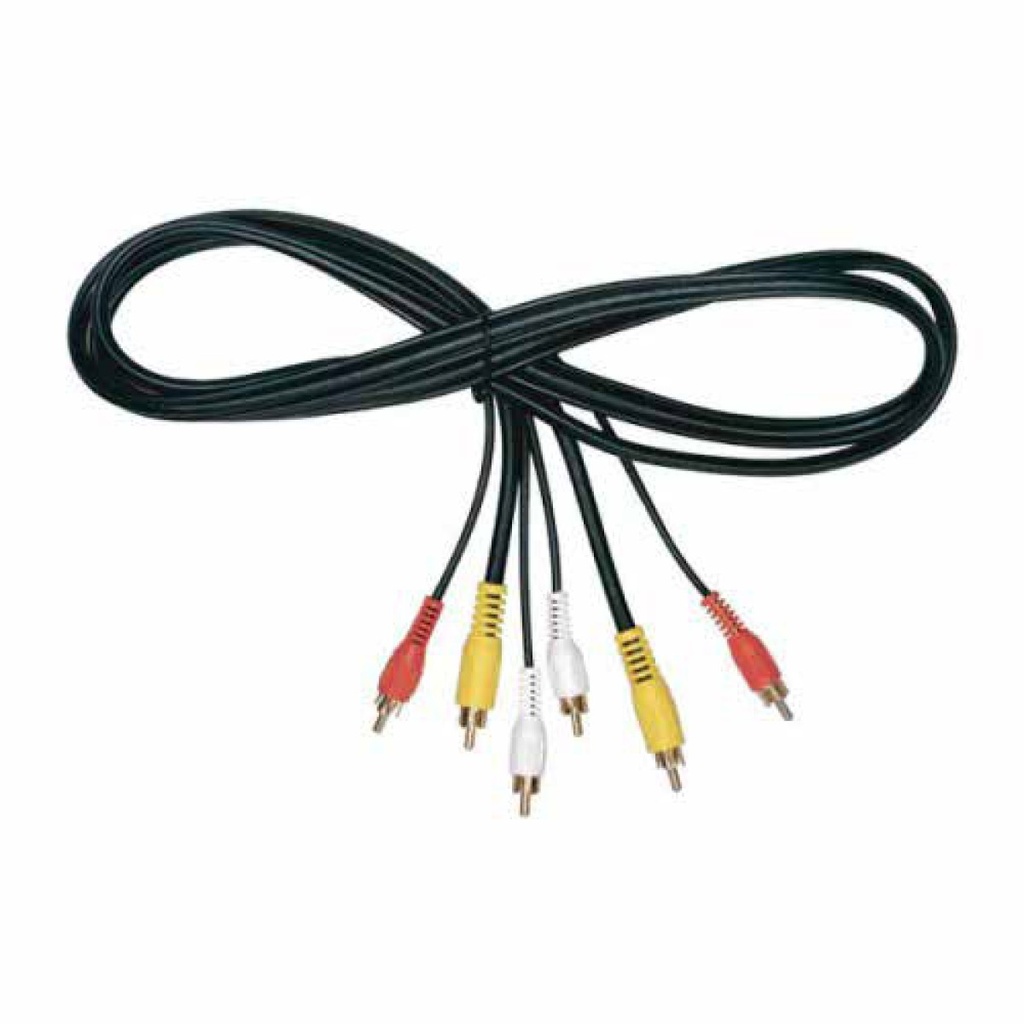 Cable  Audio Video 3 RCA a 3 RCA