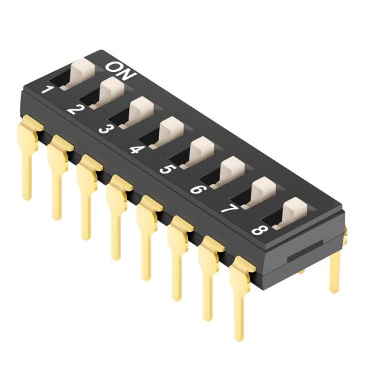 DIP Switch 08 Pines Tipo Integrado
