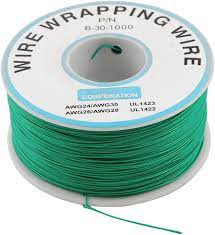 Rollo Alambre 30Awg 1000 Pies Color Verde